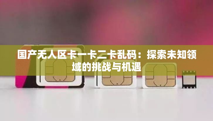 国产无人区卡一卡二卡乱码：探索未知领域的挑战与机遇