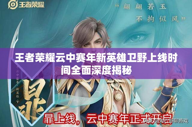 王者荣耀云中赛年新英雄卫野上线时间全面深度揭秘