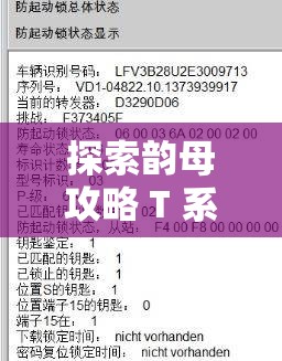 探索韵母攻略 T 系列 102 章：深入解读与技巧分享