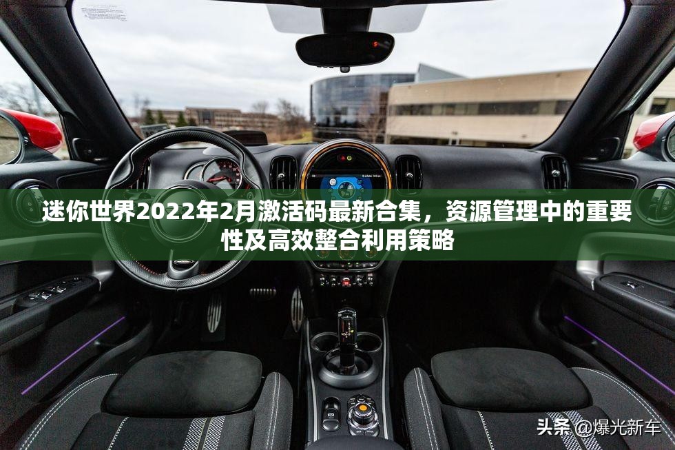 迷你世界2022年2月激活码最新合集，资源管理中的重要性及高效整合利用策略