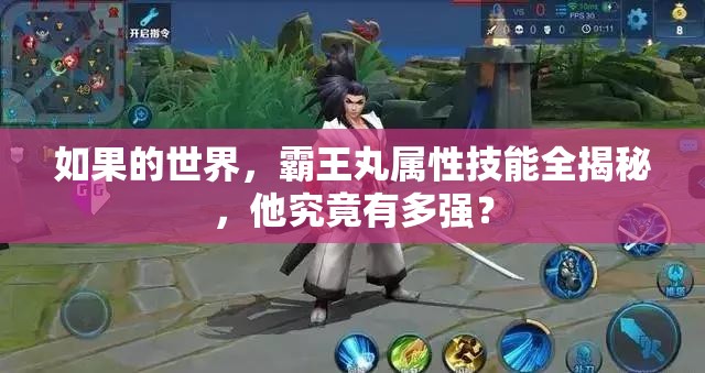 如果的世界，霸王丸属性技能全揭秘，他究竟有多强？