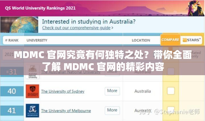 MDMC 官网究竟有何独特之处？带你全面了解 MDMC 官网的精彩内容