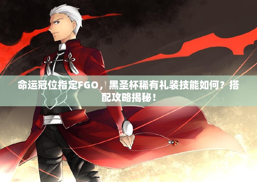 命运冠位指定FGO，黑圣杯稀有礼装技能如何？搭配攻略揭秘！