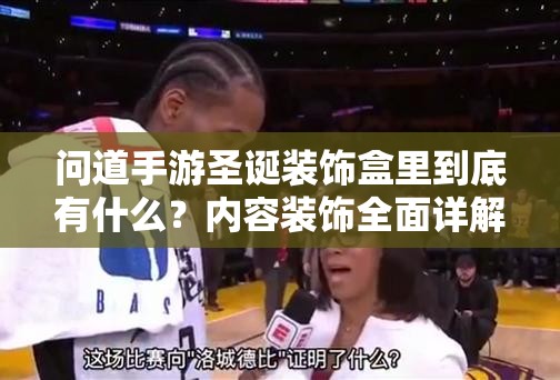 问道手游圣诞装饰盒里到底有什么？内容装饰全面详解来了！