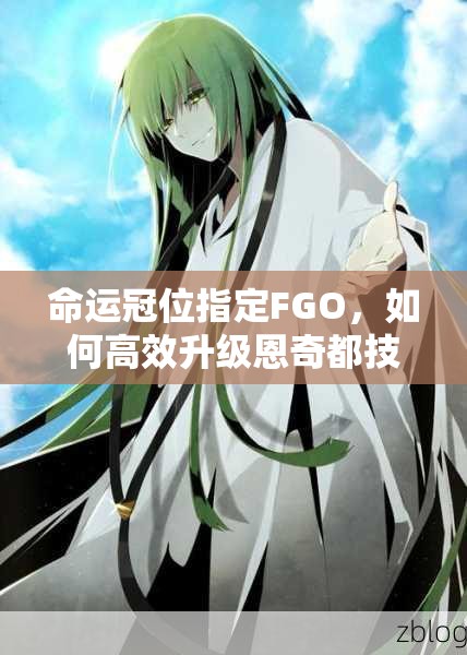 命运冠位指定FGO，如何高效升级恩奇都技能宝具，解锁最强战斗力？