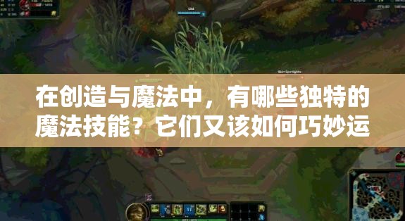 在创造与魔法中，有哪些独特的魔法技能？它们又该如何巧妙运用？